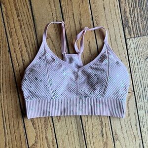 PINK Victoria’s Secret Racerback Sports Bra with Adjustable Straps